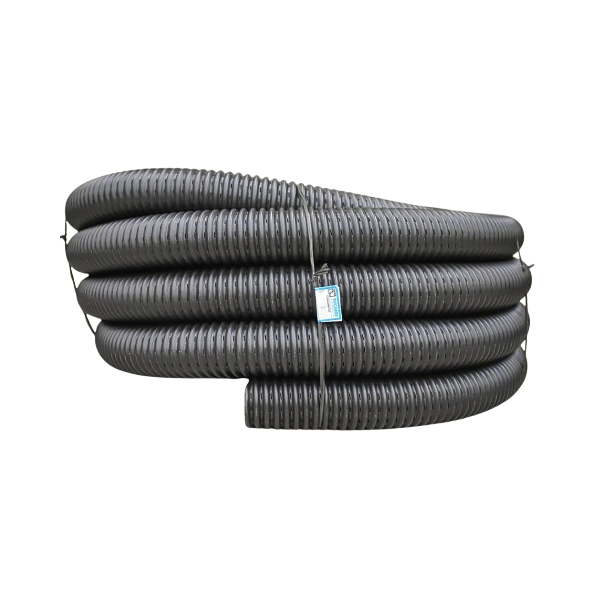 Tubo Dreno Helicoidal de 8", 200mm, Rolo de 25m